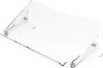 Dataflex Addit ErgoDoc® Dokumentenhalter - Verstellbar 400, Klarer Acryl, Dokumentenhalter auch geeignet für Bücher, Ordner bis A3, Verstellbar, Tragkraft 6kg, Ablagefläche für Tastatur