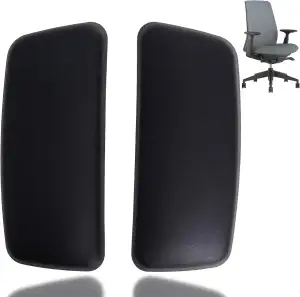 Gekufa Armlehnenpolster Ersatz für Bürostuhl Kompatibel mit Haworth Zody Stuhl, 