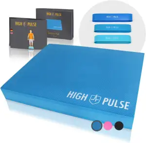 High Pulse® XXL Balance Pad inkl. 3X Fitnessbänder + Poster – Balancekissen für 