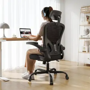 Synorla Schreibtischstuhl Bürostuhl Ergonomisch mit 150 KG Tragkraft, Ergonomisc