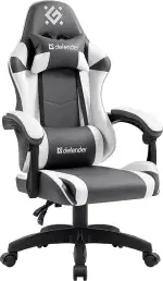 Defender® Gaming Stuhl, Ergonomischer PC Stuhl, bequemer Bürostuhl für Home Office oder Gamer-Ses...