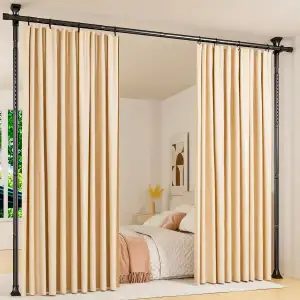 Mavivegue Raumteiler Ohne Bohren, Trennwand Raumtrenner Ohne Vorhang, Room Divid