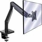 Invision Monitorarm Halterung fur Monitore von 24"-40" VESA 75/100mm ergonomisch höhenverstellbare Schreibtischklemme 2-15 kg (MX450)