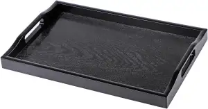 Rechteckiges Serviertablett mit Griff, dekorative Tischplatte, Ottomanplatte aus