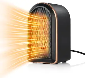 Heizlüfter Klein Energiesparend, Mini PTC Keramik Elektroheizung Leise,Mobile He