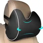 Feagar Auto Nackenkissen für Kopfstütze, Nackenstütze Auto aus Memory Foam, Kopfkissen für Autosi...