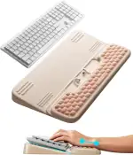 VAYDEER Handballenauflagen Set – Ergonomische Memory-Schaum Auflage für Tastatur und Maus, komfortabel und rutschfest für PC-Arbeit & Gaming