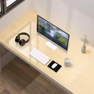 Transparente Schreibtischunterlage, PVC-transparente schützende Schreibtischunte