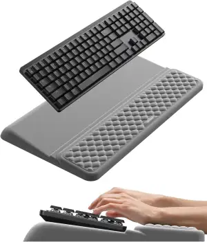 VAYDEER Ergonomische Tastatur-Handauflage – Memory-Schaum Handgelenkauflage für 