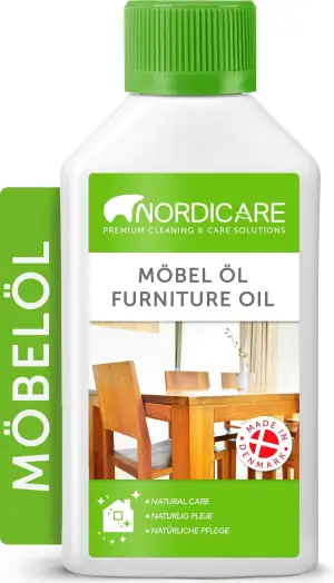 Nordicare Möbelöl [275ml] Holzöl zur Pflege farblos für Eiche, Buche, Nussbaum, 