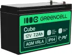 Green Cell® AGM 12V 7,2Ah Akku Vlies Batterie VRLA Blei Batterie Bleiakku Ersatzakku Akkubatterie Versorgungsbatterie Zyklenfest Wartungsfrei UPS USV Notstrom Elektro Spielzeug Alarm Roller