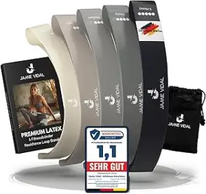 Fitnessbänder - Kurz, Premium Latex, Widerstandsbänder, Miniloops, Terrabänder, 