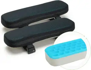 LargeLeaf Stuhl-Armlehne, Gelkissen, Ellbogenkissen, Druckentlastung, Bürostuhl,