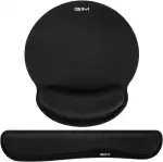 GIM Mauspad Gelkissen Mousepad mit Handauflage Ergonomisches Mauspad Tastatur Handgelenkauflage Gelkissen Mausunterlage für Computer und Laptop