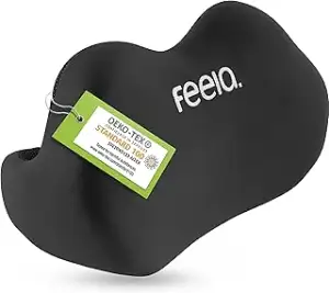feela.® Ergonomisches Rückenkissen – Lendenstütze für Büro-, Schreibtisch- und Gamingstühle, lind...