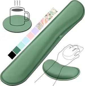 Gimars Handballenauflage Tastatur, Ergonomisches Tastatur mauspad mit gelkissen 