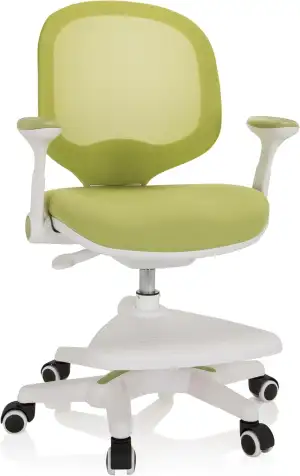 hjh OFFICE 736414 Kinder Schreibtischstuhl Kid Ergo Stoff/Netz Kinderstuhl mit F