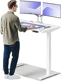 Desktronic Homeone Höhenverstellbarer Schreibtisch 120 × 60 cm – Elektrischer Sc
