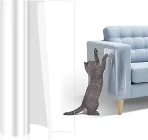 Kratzschutz Sofa Katze, 30cm x 5m Anti Kratz Folie für Katzen Kratzschutz Katze 
