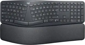 Logitech ERGO K860 kabellose ergonomische Tastatur – geteilte Tastatur, Handball