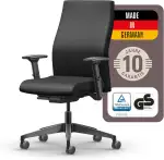 Interstuhl Edge Soft Ergonomischer Bürostuhl – Schreibtischstuhl mit 10 Jahren Garantie, Made in ...