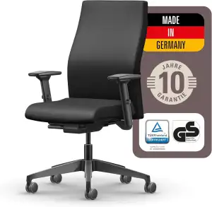 Interstuhl Edge Soft Ergonomischer Bürostuhl – Schreibtischstuhl mit 10 Jahren G