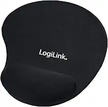 LogiLink ID0027 - Mauspad mit Silikon Gel Handauflage, schwarz