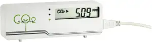 TFA Dostmann CO2-Monitor AIRCO2NTROL MINI, 31.5006.02, LED Ampelanzeige, CO2 Übe