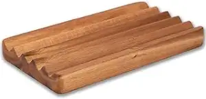 Decorasian Stiftablage Holz aus Akazie - 20x10cm Stiftschale Schreibtisch Organi