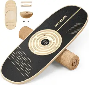 HAPBEAR Labyrinth Balance Board für Erwachsene – 6-in-1 Surfin Balance Board Set