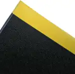 Steinbock Anti-Ermüdungsmatte Ergo | BxL 600 x 2.000 mm | 1-lagig | rutschfest | schwarz/gelb | 1...