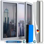 UV Sonnenschutzfolie für Fenster Innen & Außen – Blickdichte Fensterfolie als Sonnenschutz Folie – Selbstklebende Hitzeschutzfolie für Fenster Außen & Innen für Sommer – 30 x 200 cm