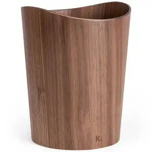 Kazai. Echtholz Papierkorb Börje | Holz Mülleimer für Büro, Kinderzimmer, Schlaf