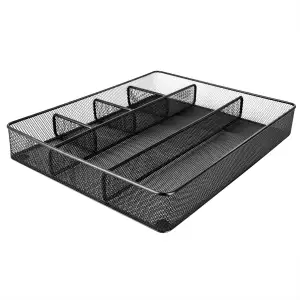 Amazon Basics Mesh Drawer Organizer, Schwarz