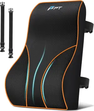 Lendenkissen mit Memory-Schaum - Ergonomische Lordosenstütze für Auto, Büro und 