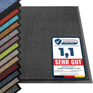 etm® Schmutzfangmatte - Note 1,6: Sieger Preis-Leistung - Fußmatte in vielen Grö