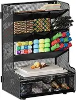EasyPAG 9 Fächer Metall Zusammensetzen Schreibtisch Organizer Stiftehalter Stiftköcher Vielseitig...