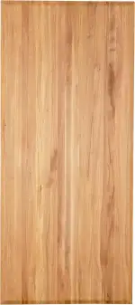 Tischplatte 160x80x25 cm Massivholz Buche - Hochwertige Massivholzplatte feingeschliffen - Geölte Schreibtischplatte - Schadstofffreie Holzplatte massiv als Esszimmertisch, Bürotisch und Küche