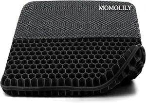 Großes Gelsitzkissen,Orthopädisches Sitzkissen,Sitzkissen bürostuhl – doppellagig und extra dick,...