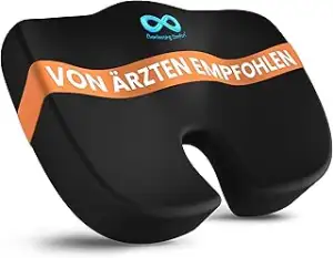 Everlasting Comfort Sitzkissen aus Memory-Schaum für dauerhaften Komfort – Ergonomisches Sitzkiss...