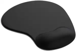 Gel Mauspad ergonomische Handgelenkauflage - Office Komfort Mousepad - Handgelenkpolster Handauflage - Gelkissen Gelpolster - Maus und Tastatur - abwaschbar - für Computer Laptop Notebook