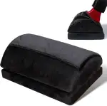 Björn&Schiller ergonomische Untertisch Fußstütze warme höhenverstellbare Fußablage mit integrierter Fußtasche orthopädisches Fußkissen ideal für Büro Schreibtisch und Homeoffice