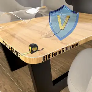 Tischschutzfolie nach Maß 2mm | Individuell zugeschnitten | PVC Transparent/Matt