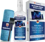 Veddelholzer 250 ml Bildschirmreiniger Set – Displayreiniger mit Mikrofasertuch & Tastaturpinsel – Für Laptop, Monitor, TV, Smartphone, Auto Display – Streifenfreie Reinigung für alle Bildschirme