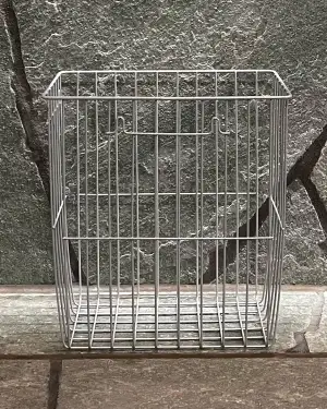 Papierkorb FIX – Mülleimer, Drahtgitter-Abfallbehälter 25 Liter, zum Hängen oder