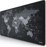 TITANWOLF - XXL Speed Gaming Mauspad Titanwolf Weltkarte 900 x 400mm - XXL Mousepad - Tischunterl...