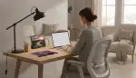 Schreibtisch im Wohnzimmer: Harmonie & Funktion