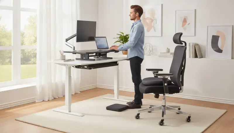 Dynamisches Sitzen: Mehr Bewegung im Homeoffice