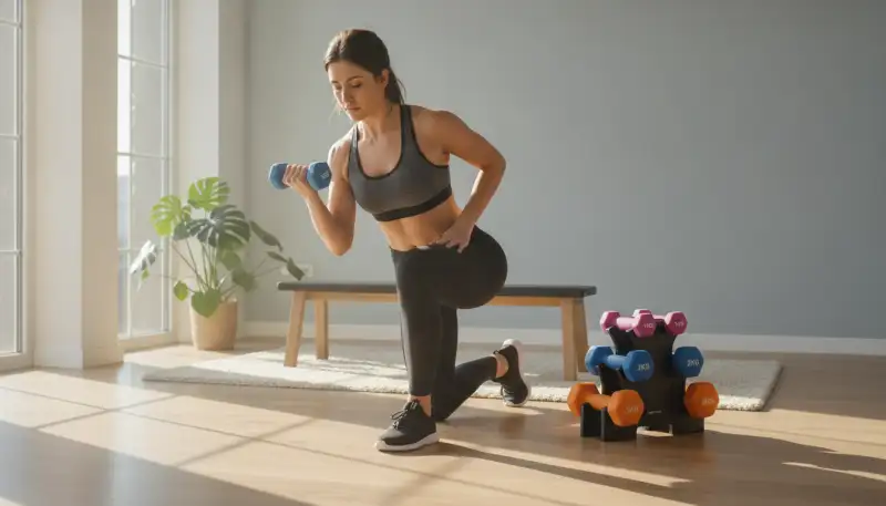Hanteltraining für den Rücken: Zuhause fit