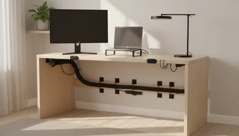 Ordnung am Schreibtisch: Kabelmanagement Homeoffice